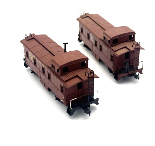 HO Unbranded C & O Caboose & Great Northern Caboose - Imagen 5 de 6