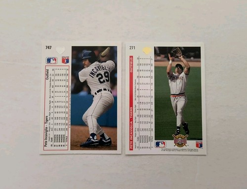 Ranger Tigers Astros Lot 1990 Upper Deck Pete Incaviglia 333 1988 Donruss 304 - Picture 7 of 12