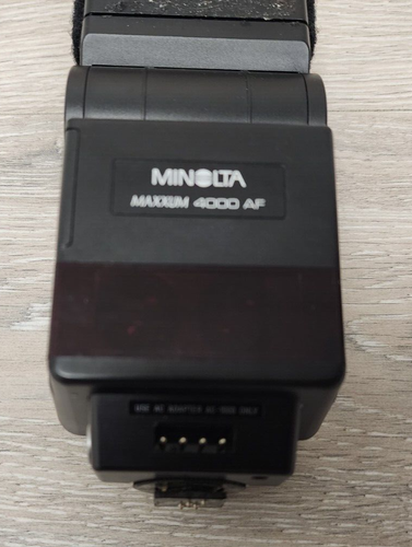 Minolta Maxxum 4000 AF Flash Shoe Mount Tested Working - Picture 4 of 12