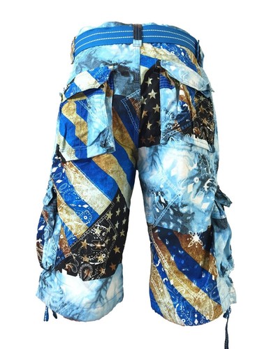 New Men's Focus Cargo Shorts: 30 to 44 - Picture 84 of 88