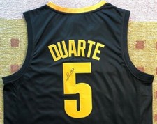 Chris Duarte Signed Autograph Oregon Ducks NCAA Jersey NBA Pacers 