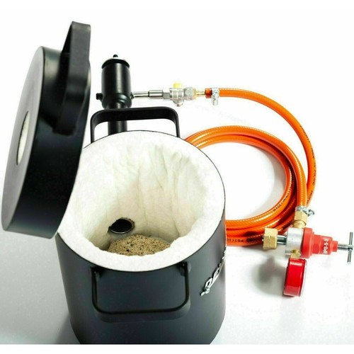 DEVIL-FORGE FB1Sb–4KG Gas Propane Furnace Foundry Kiln +Tongs,Crucible USA (NEW) - Bild 9 von 11