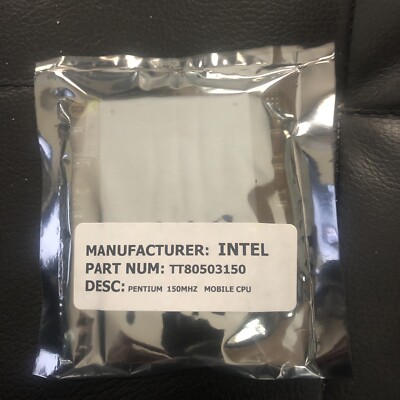 TT80503150 - Intel Pentium MMX 150MHz 66MHz FSB Socket TCP Mobile Processor