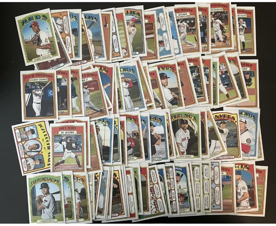 2021 TOPPS HERITAGE BASEBALL SINGLES - YOU PICK (1-250) - Image 2 of 2