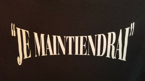 Je Maintiendrai 2XL "I Will Maintain" Niederlande schwarz Tshirt - Bild 3 von 9