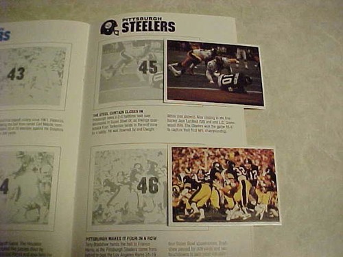 JENOS PIZZA PITTSBURGH STEELERS BRADSHAW COMPLETE SET / BOOK - Picture 11 of 12