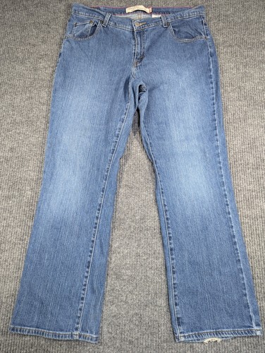 VTG Levis 515 Nouveau Boot Cut Jeans Womens 18 W Blue Western Cowboy Rodeo 36x30