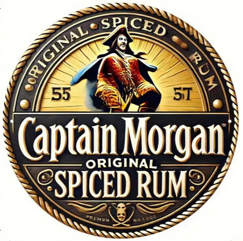 Bacardi / Captain Morgan Rum Wall Plaques - Home Decor Metal Sign - Picture 9 of 15