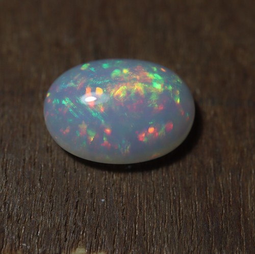 16x12 mm Oval Natürlicher AAA Multi Flashy Fire Äthiopischer Weißopal Cabs 6,1 Karat - Bild 7 von 13