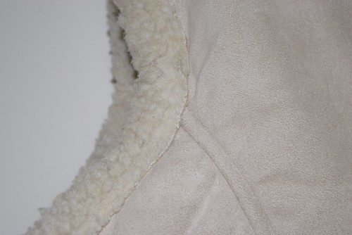 Avalache Womens Ladies Faux Shearling Fleece Zip Vest Jacket Beige Pockets S 4 6 - Picture 2 of 4