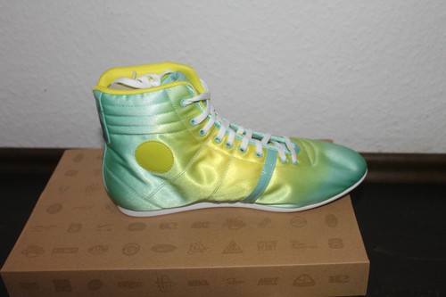 Zapatillas retro para mujer Nike Wmns Hijack Mid todas las tallas verde amarillo nuevas con caja - Imagen 5 de 7