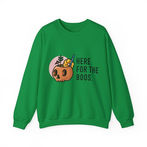 Here for the Boos- Crewneck Sweatshirt - Picture 22 of 33