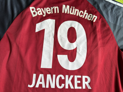Trikot Shirt Jersey Bayern München 1999 Jancker Adidas Opel rot ungetragen - Bild 8 von 16