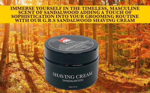 2 PACK Men After Shave Balm (2Fl oz ) & Sandalwood Shave Cream (4 Fl oz ) Gift - Picture 9 of 16