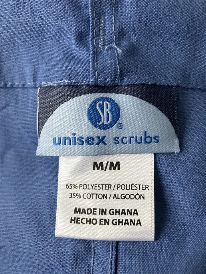 Simply Basic Unisex M Scrub Pants w/drawstring and back pocket - Image 3 of 4