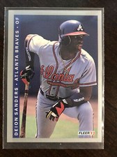 1993 Fleer - Deion Sanders #13 Baseball- Atlanta Braves