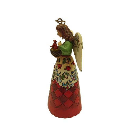 JimShore Christmas Angel With Cardinals Hanging Ornament Handcraft 2011 Holidays - Picture 3 of 12