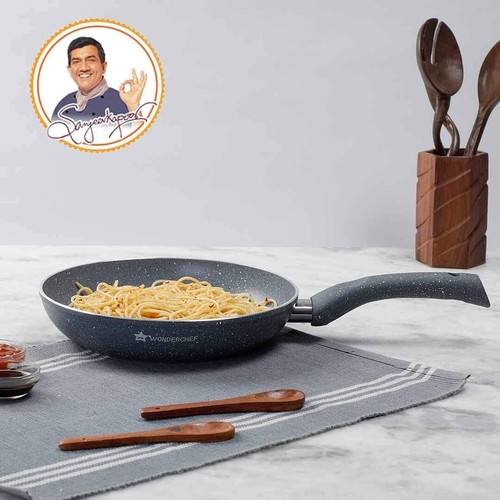 Wonderchef Padella Antiaderente Granito | Alluminio | Senza PFOA e Metalli Pesanti Grigio - Foto 3 di 9