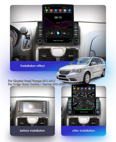 9.7" Android 11 Stereo Radio Navigation GPS Für Chrysler Grand Voyager 2011-2015 - Bild 4 von 13