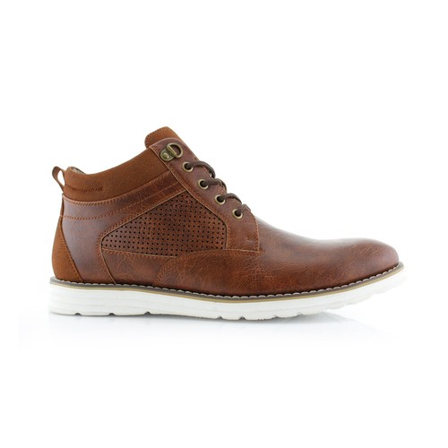 Botas Chukka Polar Fox SANDERS Para Hombre Informales Moda Gamuza Perforada - Imagen 30 de 36