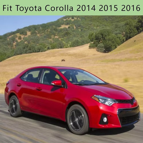 2x Car Side Mirror Corner Triangle Cover Trim Fit Toyota Corolla 2014 2015 2016 - Picture 8 of 9