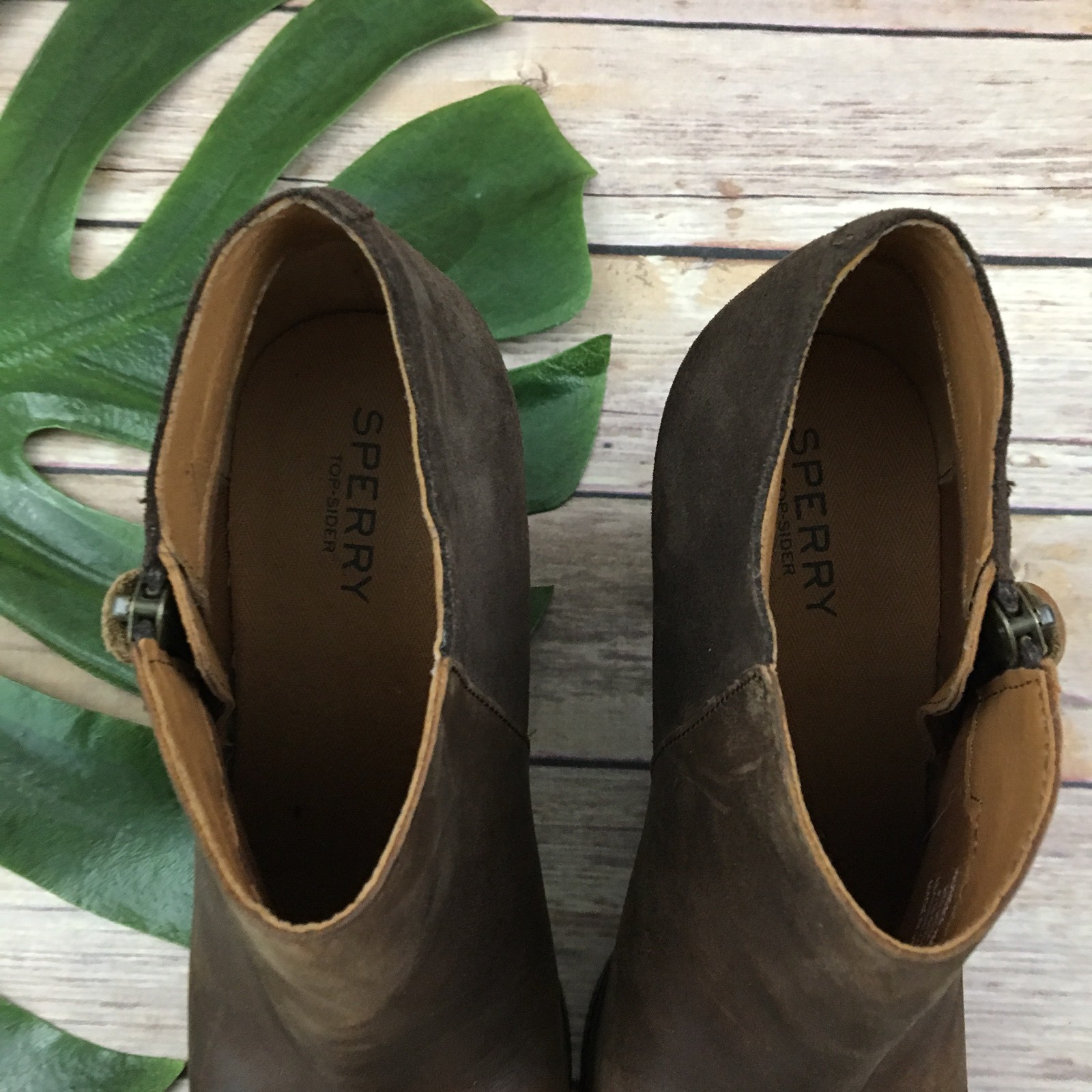 Sperry Damenschuhe Ankle Stiefel Leder Größe 7 New Braun Leder Stiefel Booties Stacked Heels f36c9b Sperry Damenschuhe Ankle Stiefel Leder Größe 7 New Braun Leder Stiefel Booties Stacked Heels f36c9b