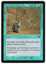 Words of Wisdom 2001 Odyssey FOIL Blue Common Instant MTG NM AZ3