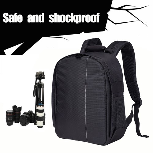 Waterproof Travel Camera Bag Backpack Case for DSLR Sony Canon Eos Rucksack - Picture 7 of 35