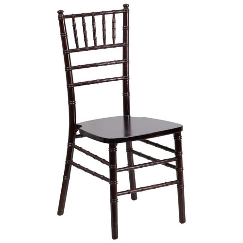 (10 PACK) Walnut Wood Chiavari Chair - Commercial Chiavari Banquet Chair - Picture 2 of 7