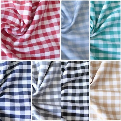 MARKENLOS ( 8,90 €/m),140 cm breit,Vichy Karo, 7 Farben, 100% Baumwollstoff