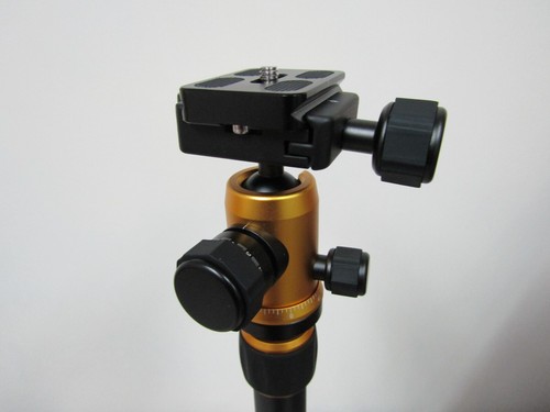 Mint!!! MeFOTO BackPacker A0350Q0Y Travel Tripod Kits - Yellow - 8.8lbs Max Ld - Picture 12 of 13