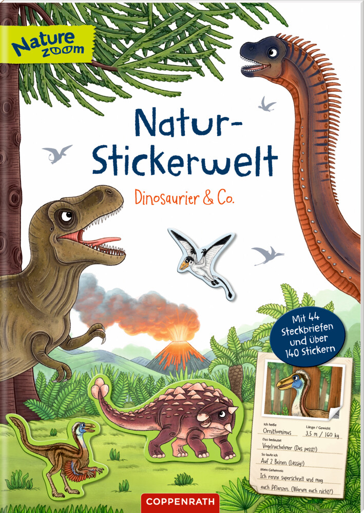 Thumbnail - Ruby Anna Warnecke / Natur-stickerwelt - Dinosaurier & Co.