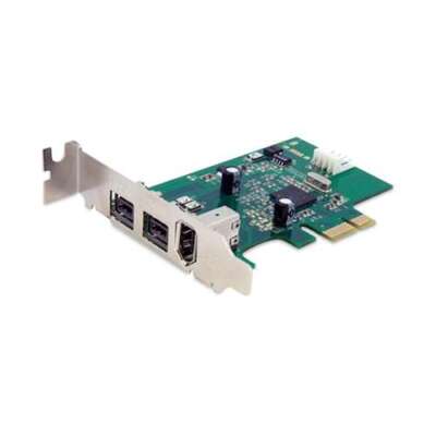 Startech 3 Port 2b 1a PCI Express FireWire Card Adapter PEX1394B3LP