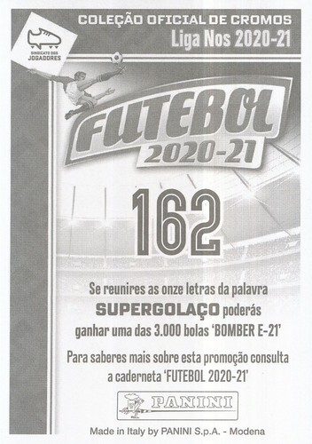 162 RODRIGO PINHO # BRAZIL CS.MARITIMO STICKER PANINI FUTEBOL 2021 - Picture 2 of 2