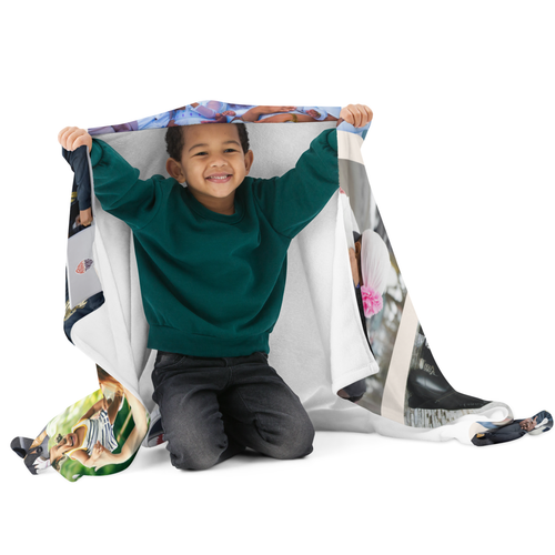 Extralarge Personalised Photo Fleece Blanket - Soft, Cozy, Gift - 150cm x 150cm - Picture 9 of 13