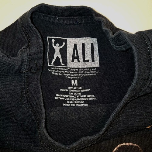 Camisa Rara OFICIAL MUHAMMAD ALI Boxeo La Mayor Licencia Oficial Mediana - Imagen 6 de 7