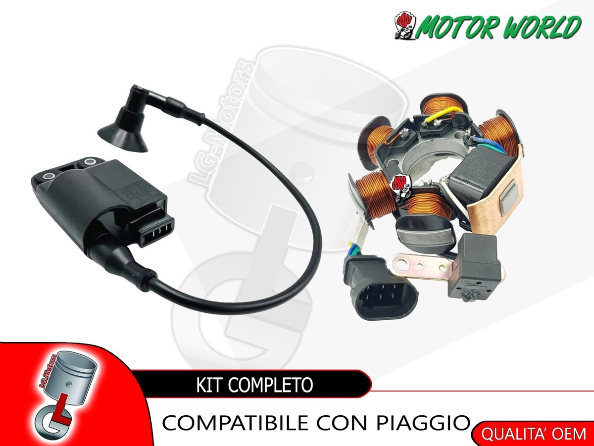 KIT STATORE E BOBINA ACCENSIONE CDI PER PIAGGIO Liberty 2T Rst 50