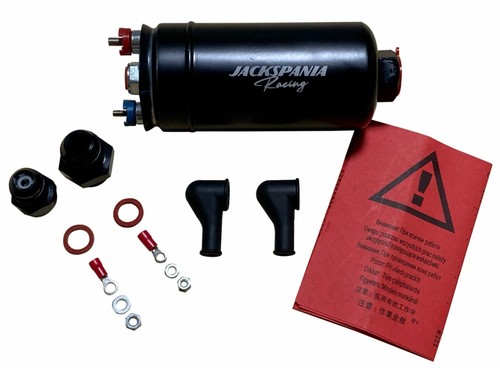 380LPH Fuel Pump External Inline For Bosch 044 AEM Check Valve 10AN 8AN Clamp US - Foto 5 di 11