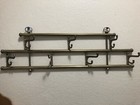Vintage Hollywood Regency Brass Towel Bar Holder 22x8”