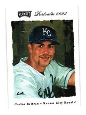 2003 Playoff Portraits #52 Carlos Beltran Kansas City Royals
