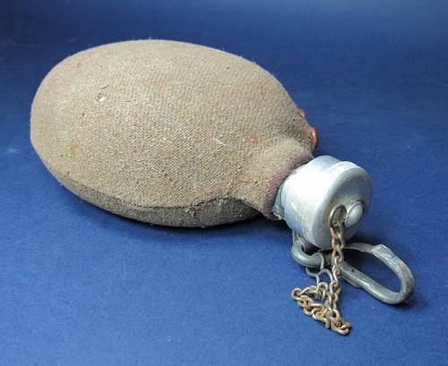 ANCIENNE GOURDE MILITAIRE 1938-45 WW2 AVEC SA HOUSS - Bild 7 von 10