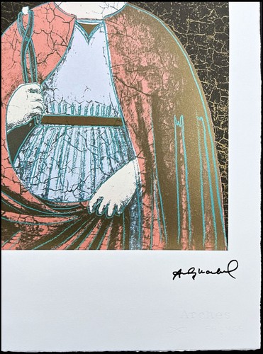 ANDY WARHOL - Heilige Apollonia - signiert, nummerierte Auflage 41/100, 38 x 56 cm - Bild 4 von 7