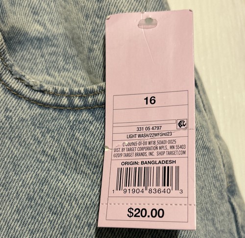 Wild Fable Hi Rise Bermuda Shorts Size 16 Waist 33 NWT - Picture 2 of 3