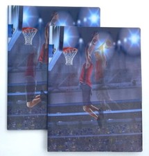 NEW Kittrich 2-Pocket Poly 3D Motion Portfolio Folders -Sports