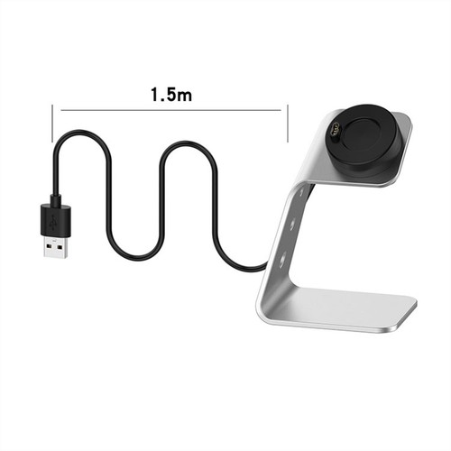 Support de charge en alliage station d'accueil chargeur pour Garmin Venu 2 2S 3 3S SQ2 Vivoactive 3 4 5 - Photo 4 sur 20