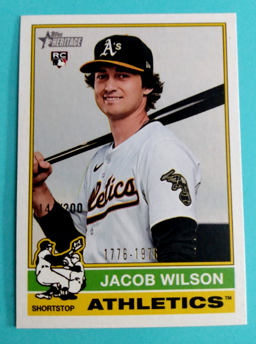 2025 TOPPS HERITAGE *** Jacob Wilson: Bicentennial Rookie *** #15      141/200