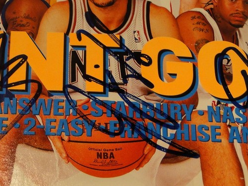 Rivista NBA Inside Stuff febbraio/marzo 2004 firmata dagli 8 in copertina-Kidd, Iverson++ - Foto 5 di 8