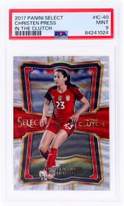 2017 Panini Select Christen Press In the Clutch Prizm #40 PSA 9