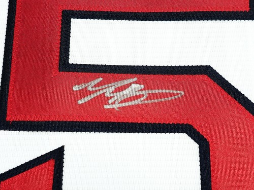 BOSTON RED SOX MOOKIE BETTS AUTOGRAPHED WHITE NIKE JERSEY SIZE XL JSA 221365 - Afbeelding 4 van 9