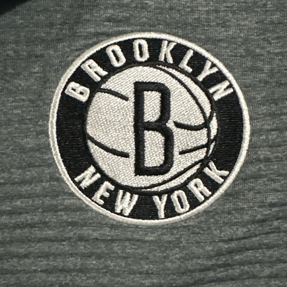 Adidas Brooklyn NY Nets Gray NBA Basketball Youth Boy’s Sz Small - Image 2 of 4